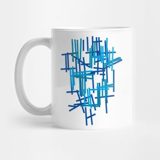 abstract cold color Mug